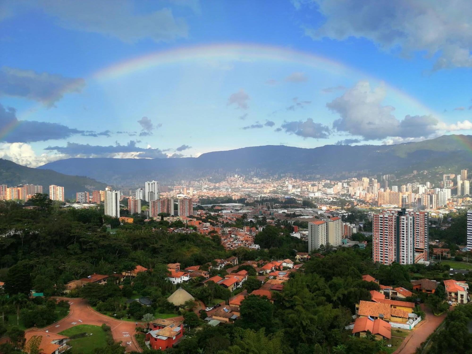 Paraiso En La Ciudad Appartement Medellín Buitenkant foto